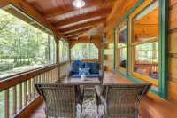 Blue Ridge Cabin Rental w/ Hot Tub & Creek Access! - 3-Star