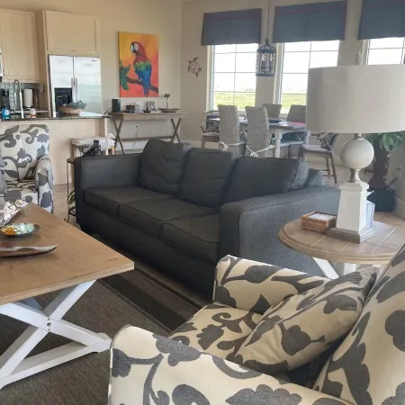 Surround View of Galveston Seawall and Ocean from Every Room with Large Balcony