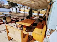 Charming 1938 Pueblo Home with Game Room, Firepit and Boho Bedroom