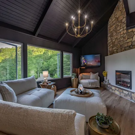 Sleeps 10 Stunning Views Private Sauna Fireplace