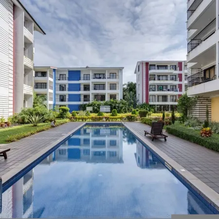 2Br w Pool Sauna 2km to Baga Calangute Beach
