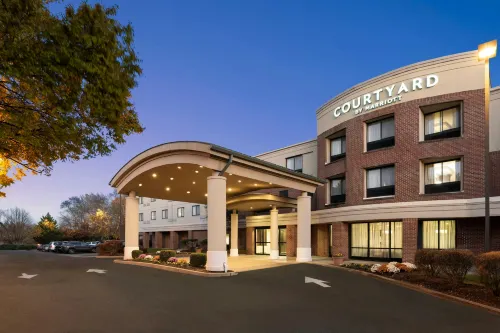 Courtyard Wall at Monmouth Shores Corporate Park - parking