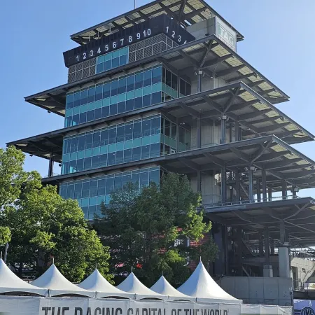 Iconic Speedway Location next to Indy 500 track, amenities, and restaurants
