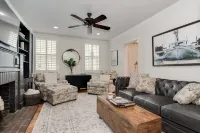 Location is perfect and a big bonus we have our own parking at the home!