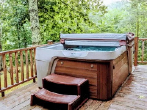 HOT TUB! Nature Delight! 2 Acre Cabin Hot Tub- Creek & Dog Friendly Fast WIFI! Hotels in Laurel Fork