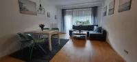 Large apartment with fireplace and washing machine