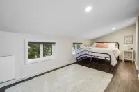 Tiny cabin nestled in the woods