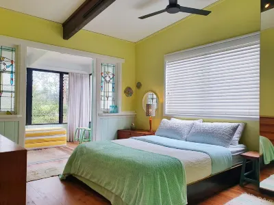 Designer Retro Beach Shack on the lakefront