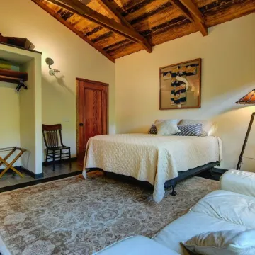 Escape to your private oasis perched on a cliff with a jungle view