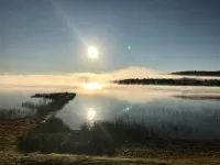 Direct Trail Access-L & R Lakeside Rentals with this Beautiful Camp on Long Lake Hotels in Square Lake