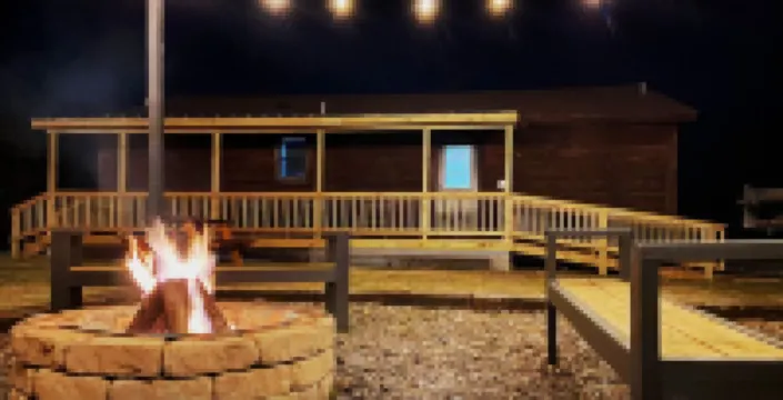 The Gemstone Cabin. Diamond hunters headquarters. Near The Crater of Diamonds