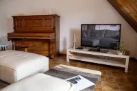 Modern 70 sqm apartment with a large roof terrace