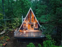 A-frame w/ sauna near Whiteface & Lake Placid, NY Hotels in Jay