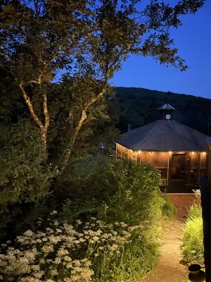 The Blue House on the Hill Catskills