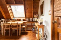 Cozy Chalet at Goat Sanctuary with Water Views