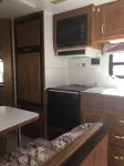 Small camper in the country