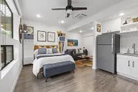 Kitchenette and Easy Access to Downtown - Charming Stylish Retreat