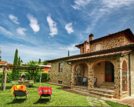 Tuscan Style Apartment with View of the Hills Hoteles en Lucignano