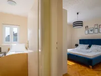 Modern Apartment Near Trogir Beach With Sea View Terrace and Lounge Area