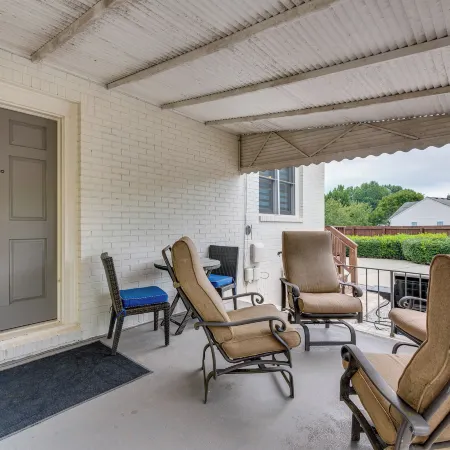 Cozy + Modern Norcross Hideaway w/ Covered Porches