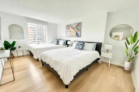 Luxury 2BR-2BA - 15 Minutes to NYC - Elevator - Rooftop - Gym - Lounge - Laundry Отели рядом с достопримечательностью «Технологический институт Стивенс»