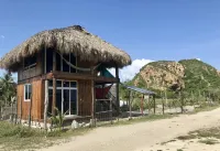 Beautiful cabin on beach, steps from the beach and great surf, peaceful location