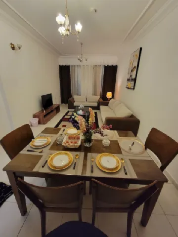 Charming 2-bedroom apartment with AC, WiFi in delightful Sharjah