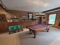Luxury 5 BR home on private wooded lot near QC, w/hot tub, rec & fitness room Hotels in Henry County