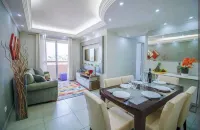 Apartment 5 guests Santo André near AV Estado Prox Shopping