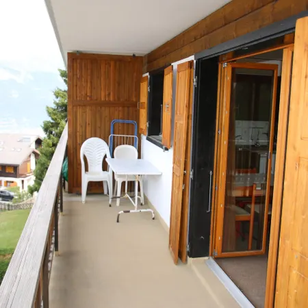Apartment with balcony views of  Nendaz