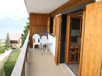 Apartment with balcony views of  Nendaz - Kolam Renang