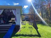 Lake Vibez: 5Br Pocono Lakefront -Private Dock, Kayaks, Boats, Ski & Tube Access