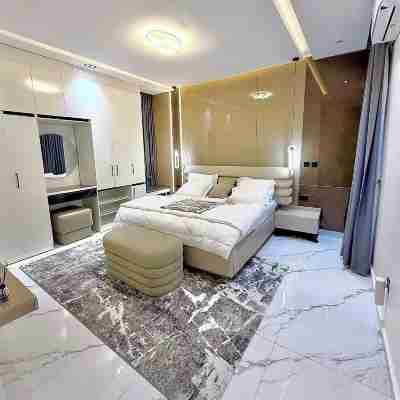 Orange Green Apartment Rooms