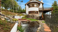 Pines & Stone by Avantstay Heated Pool + Hot Tub + Fire Pit + Fish Pond Mins to Lake + Village