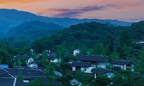 야안 멍딩산 꽃이 집·차마쓰