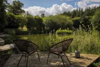 Secluded Yorkshire Cabin with Private Lake, Sauna & Fire Pit