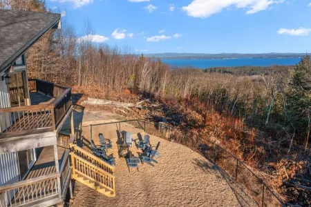 Lake Winni and Gunstock Ski Views