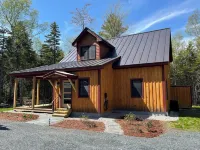 Cozy cabin nestled in the woods, 5 minutes to Sunapee Mountain & lake!