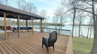 Private Newly Built Woman Lake Cabin with Detached Barn Style Bunk House