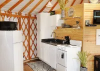 Luxury Yurt for Couples with Hot Tub on Deck