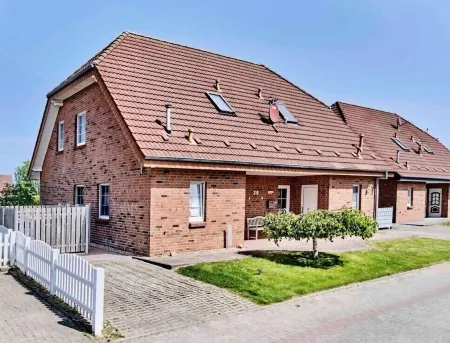 Ferienhaus in Nessmersiel, Deich- und Inselblick, Glasfaser