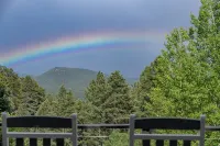 Uncle Rick’s Cabin: A Pike National Forest Basecamp - vue sur la montagne