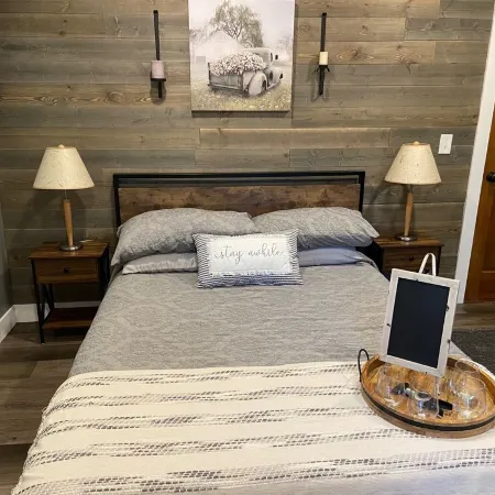 Cozy one room suite on two acres.
