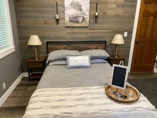 Cozy one room suite on two acres.