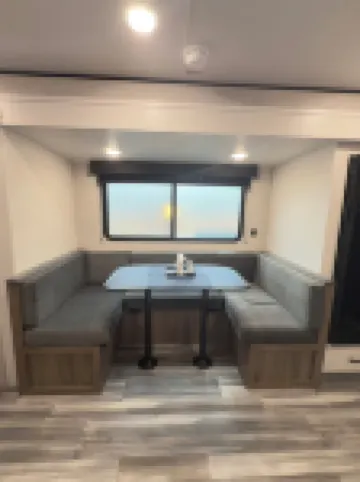 Cozy RV Retreat with Private Hot Tub and Fenced Yard