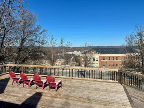 Cozy 3-bedroom cottage right off campus with stunning view of Radford University Hotels in Radford