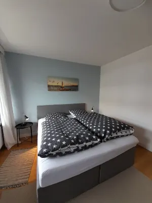 Sea view, WLAN, elevator, 2 balconies, shutters, awning, family friendly