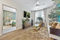 Rooftop Lounge and Pool Access - Exotic Tropical Retreat Hotels in Decatur