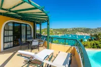 Thanasis Large Private Pool Walk to Beach Sea Views A C - 265 - Villas