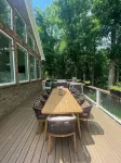 Pond View Retreat: Your Ultimate Athens Getaway Minutes To Sanford Stadium - balcony
